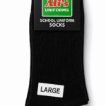 Socks Black Boys School Uniform
